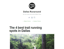 Tablet Screenshot of dallasrunaround.com